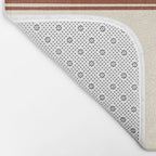 Band in Rust Bath Mat Gallery Image 2