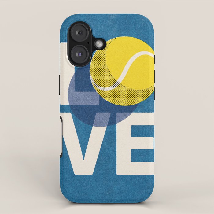 BALLS - Love Tennis - Hard Court iPhone Case Gallery Image 1
