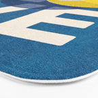 BALLS - Love Tennis - Hard Court Bath Mat Gallery Image 3