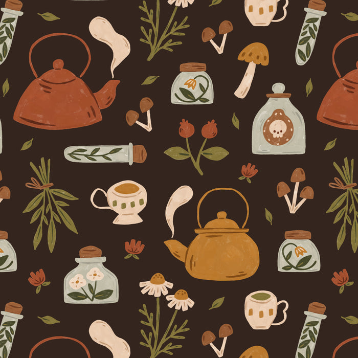 Witchy Brew - Botanical Tea Time Coffee Mug Gallery Image 2