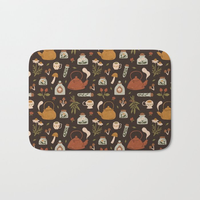 Witchy Brew - Botanical Tea Time Bath Mat