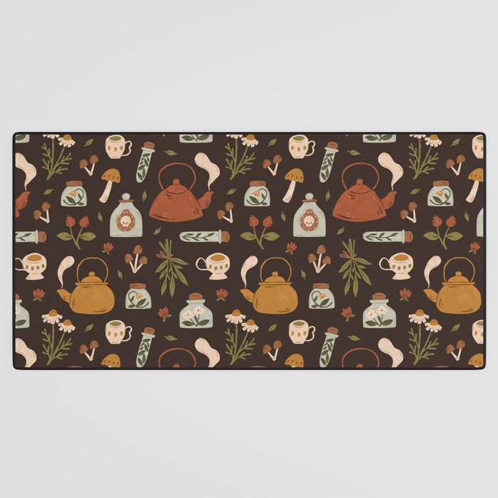 Witchy Brew - Botanical Tea Time Desk Mat Gallery Image 3