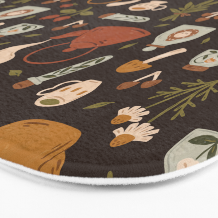 Witchy Brew - Botanical Tea Time Bath Mat Gallery Image 3