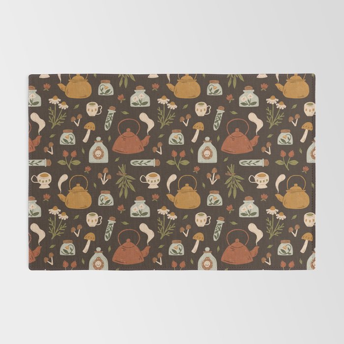 Witchy Brew - Botanical Tea Time Rug Gallery Image 2