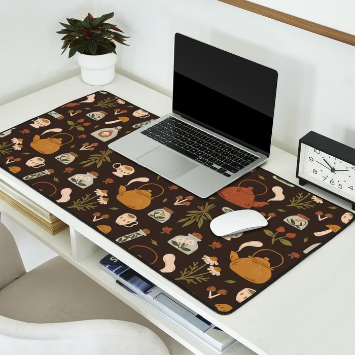 Witchy Brew - Botanical Tea Time Desk Mat Gallery Image 2