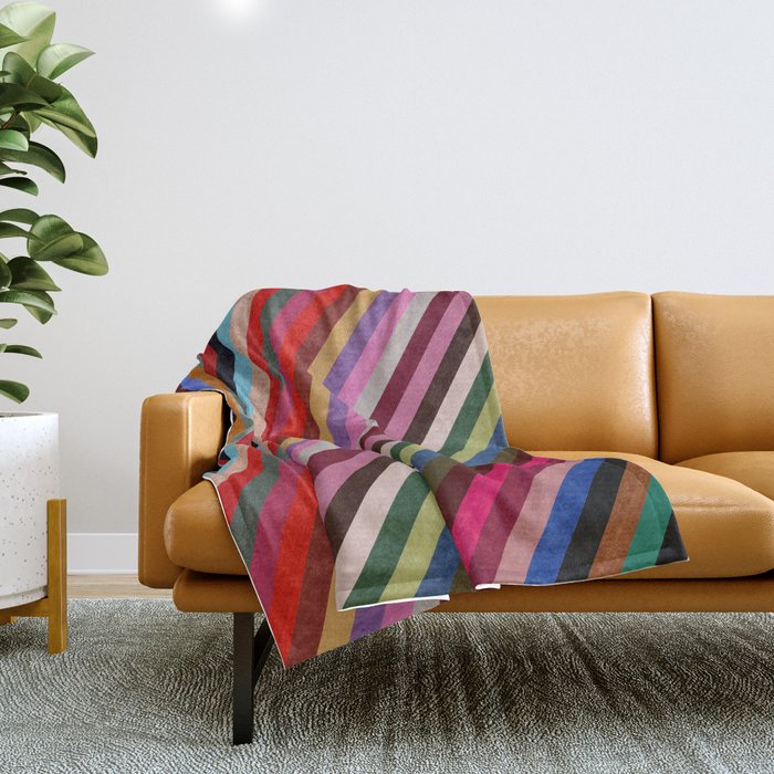 Color Therapy Day 11 Throw Blanket Gallery Image 1