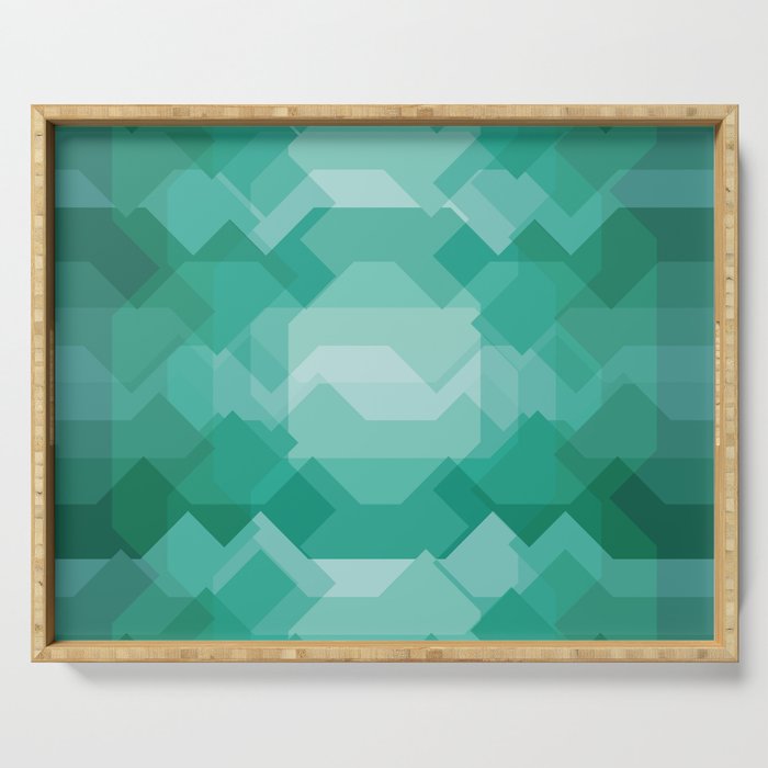 Emerald gem stone Serving Tray Gallery Image 1