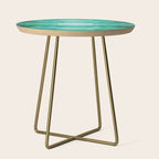 Emerald gem stone Side Table Gallery Image 1
