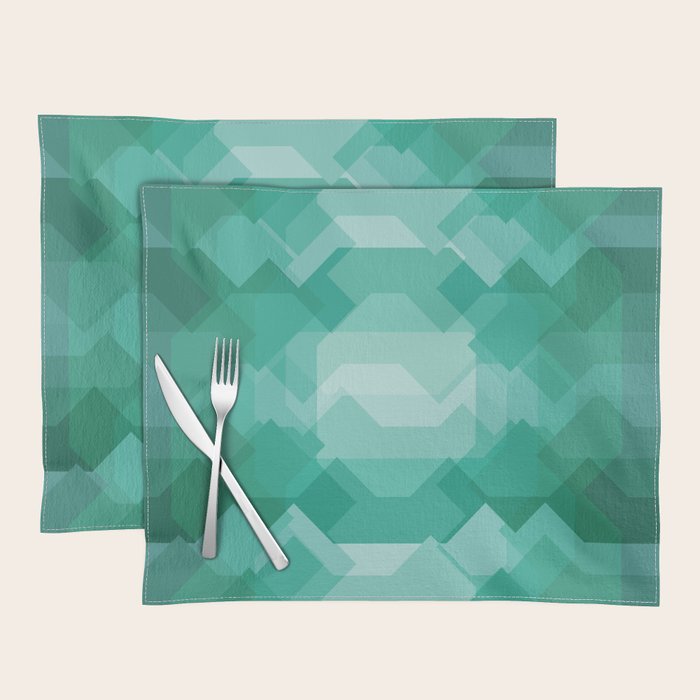 Emerald gem stone Placemat Gallery Image 1