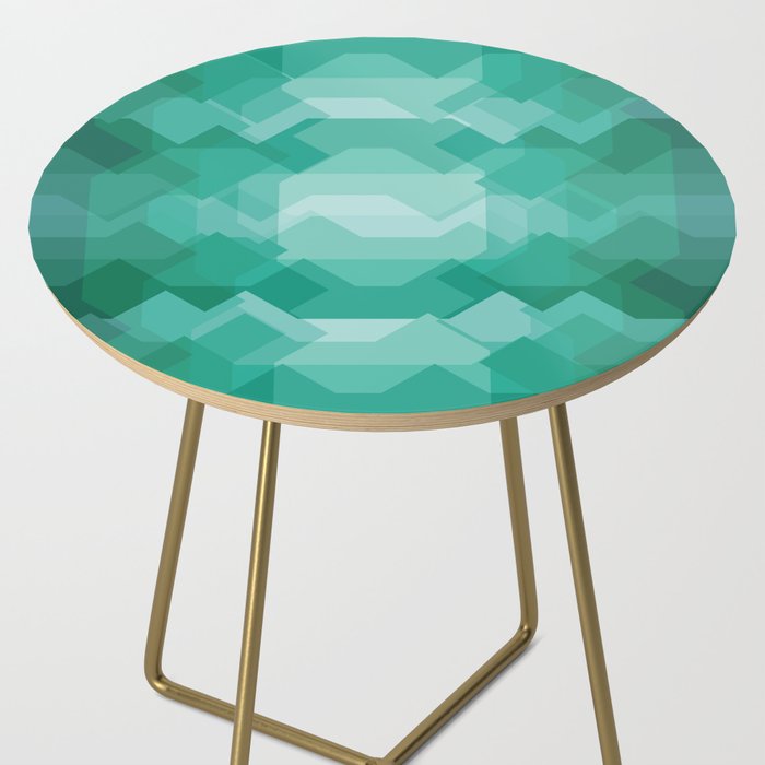 Emerald gem stone Side Table Gallery Image 2