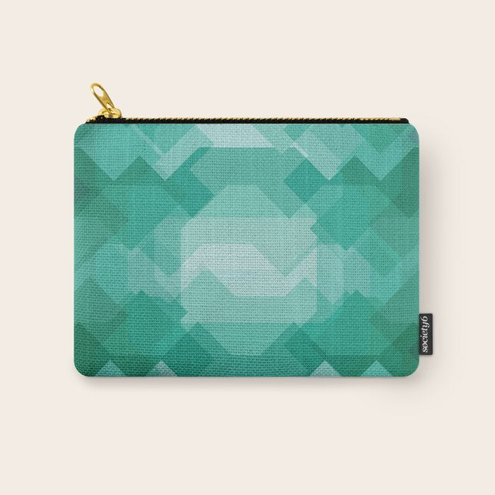 Emerald gem stone Carry All Pouch Gallery Image 1