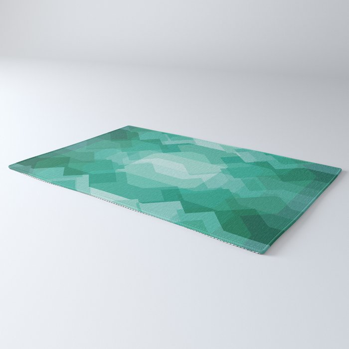 Emerald gem stone Rug Gallery Image 3