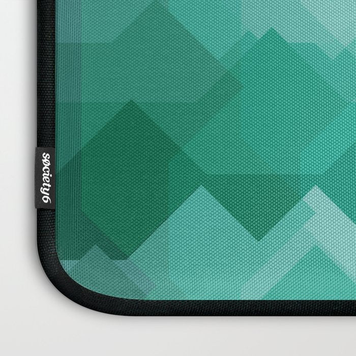 Emerald gem stone Laptop Sleeve Gallery Image 3