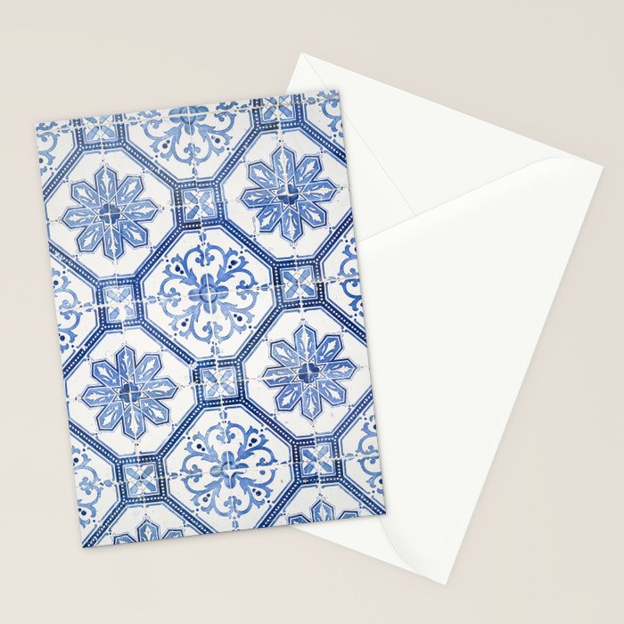 Blue Portugese Tile Pattern | Colorful Travel Photography in Portugal | Azulejos House Design Art Print Stationery Card Gallery Image 2