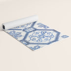 Blue Portugese Tile Pattern | Colorful Travel Photography in Portugal | Azulejos House Design Art Print Yoga Mat Gallery Image 2
