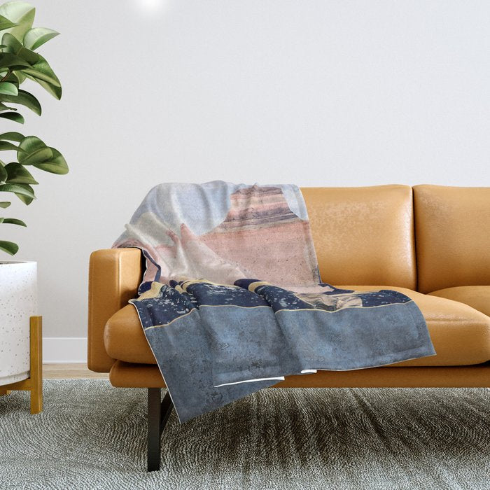 Autumn Desert Throw Blanket Gallery Image 1