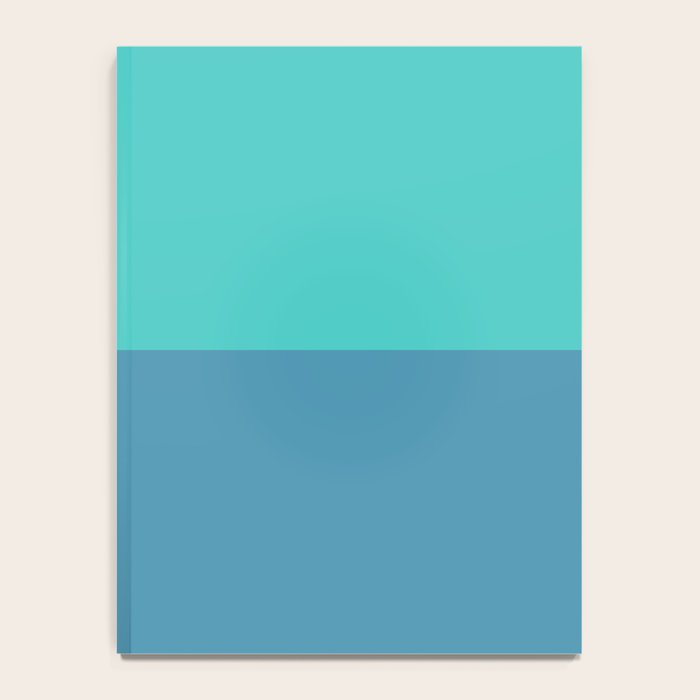 Color Block Abstract II Notebook Gallery Image 4
