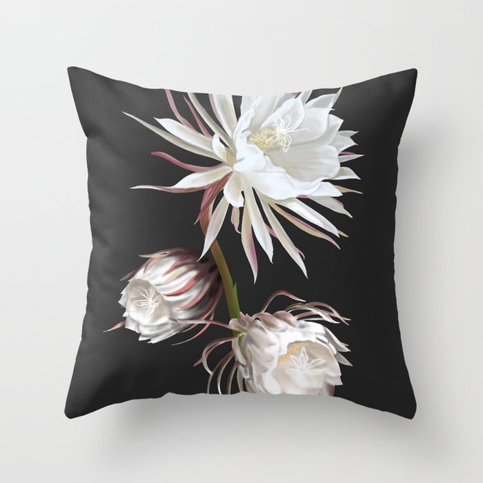 Queen of the Night Throw Pillow Gallery Image 1