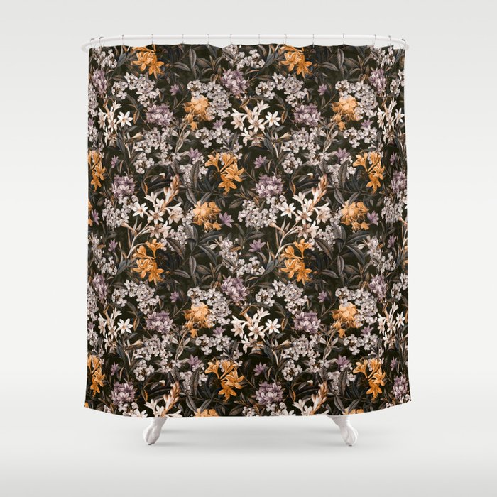 Dark Garden Shower Curtain Gallery Image 1