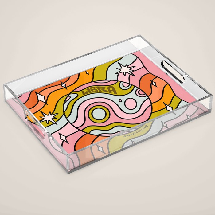 Libra Planet Acrylic Tray Gallery Image 1