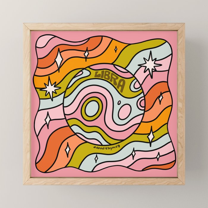 Libra Planet Mini Art Print Gallery Image 1