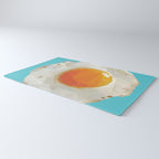 Fried Egg Polygon Art Rug Gallery Image 3