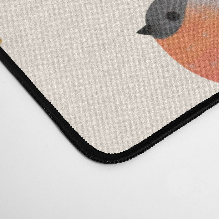 Eurasian bullfinch 2 Desk Mat Gallery Image 4