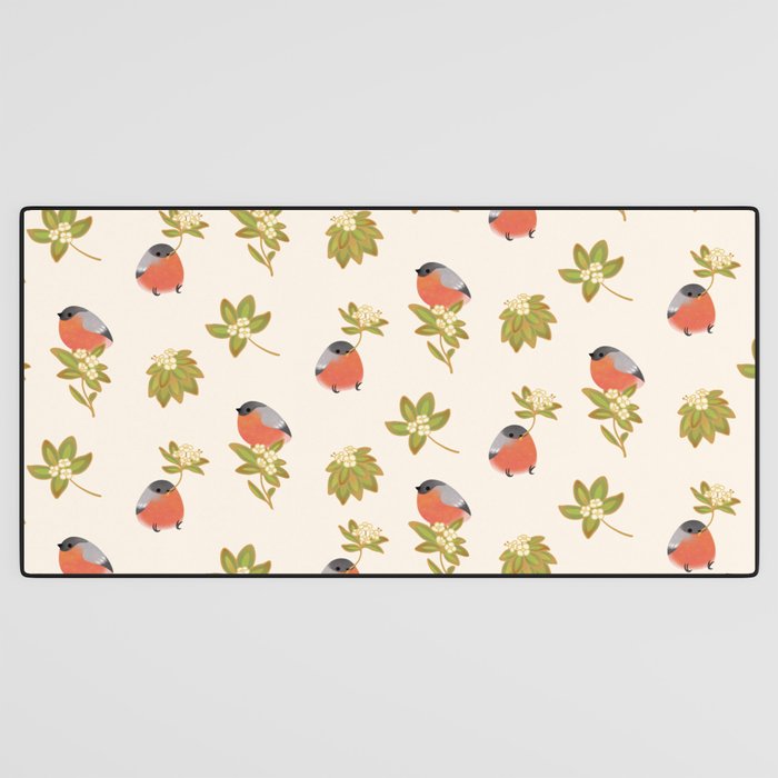 Eurasian bullfinch 2 Desk Mat Gallery Image 3