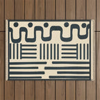 Wild Lines 02 Outdoor Rug Gallery Image 1