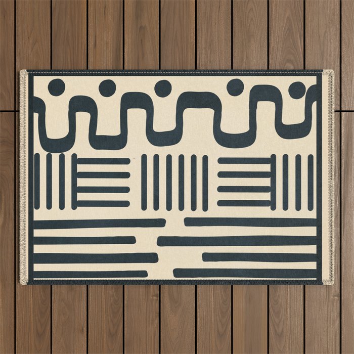 Wild Lines 02 Outdoor Rug Gallery Image 1
