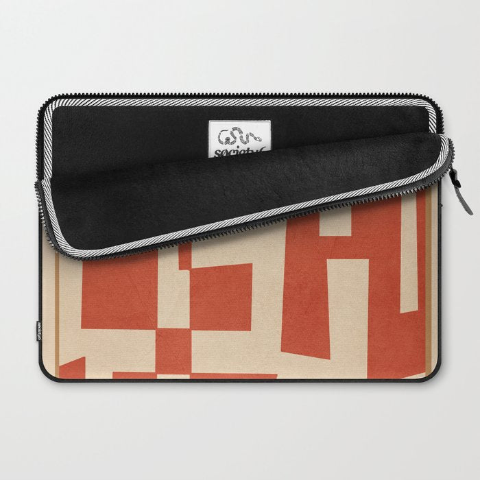 Abstract Edged Form 2 Laptop Sleeve Gallery Image 2