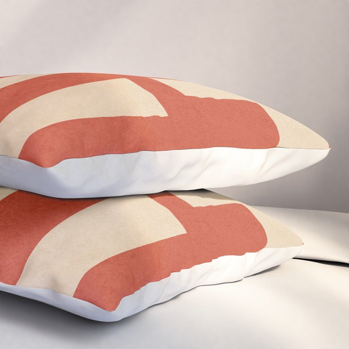 Abstract Edged Form 2 Pillow Sham Gallery Image 3