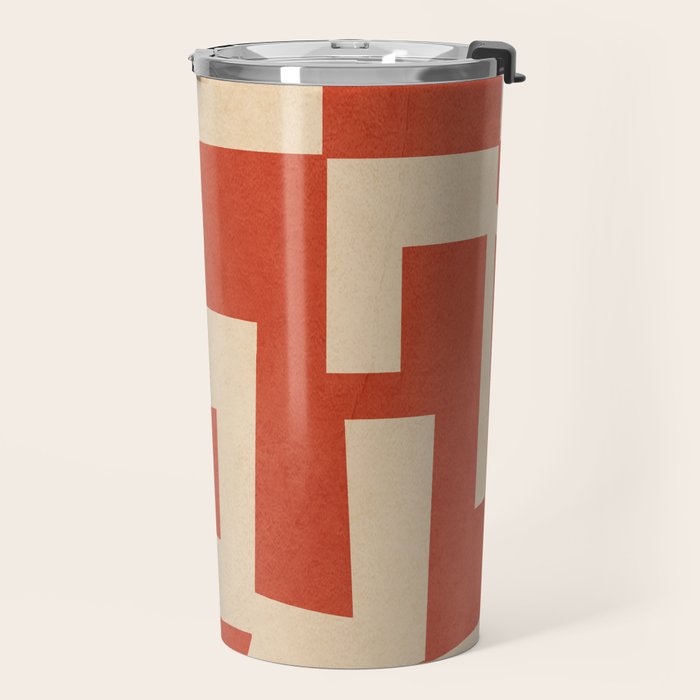 Abstract Edged Form 2 Travel Mug Gallery Image 2