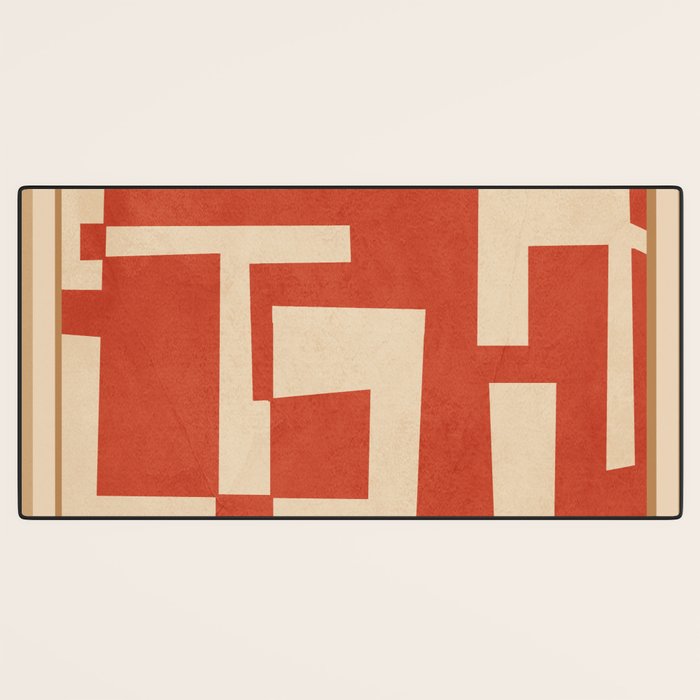 Abstract Edged Form 2 Desk Mat Gallery Image 3