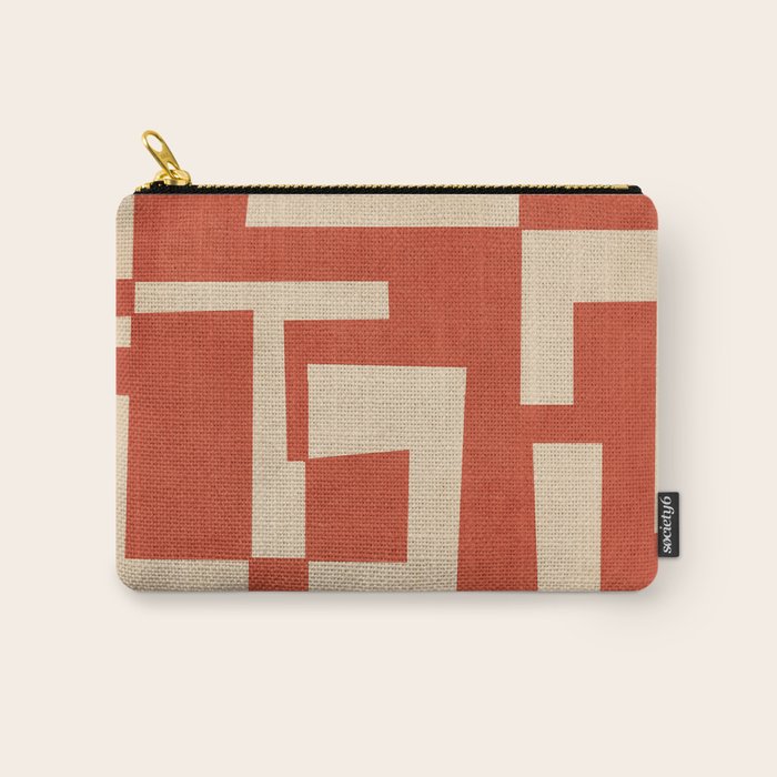 Abstract Edged Form 2 Carry All Pouch Gallery Image 1