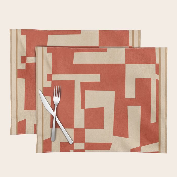 Abstract Edged Form 2 Placemat Gallery Image 1