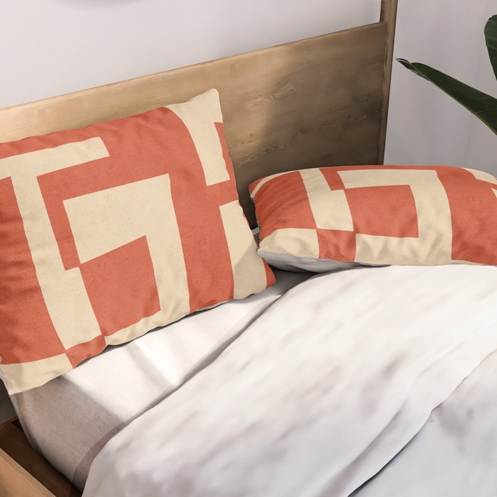 Abstract Edged Form 2 Pillow Sham Gallery Image 2