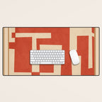 Abstract Edged Form 2 Desk Mat Gallery Image 1
