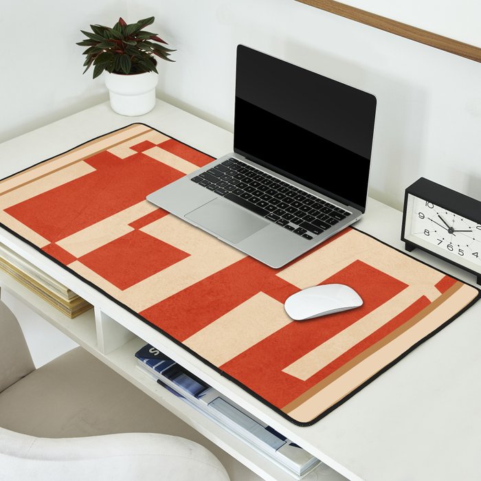 Abstract Edged Form 2 Desk Mat Gallery Image 2