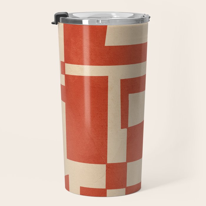 Abstract Edged Form 2 Travel Mug Gallery Image 3
