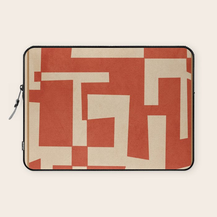Abstract Edged Form 2 Laptop Sleeve Gallery Image 1