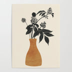 Minimal Abstract Art Vase Plant Poster Gallery Image 4