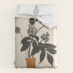 Minimal Abstract Art Vase Plant Comforter Gallery Image 6