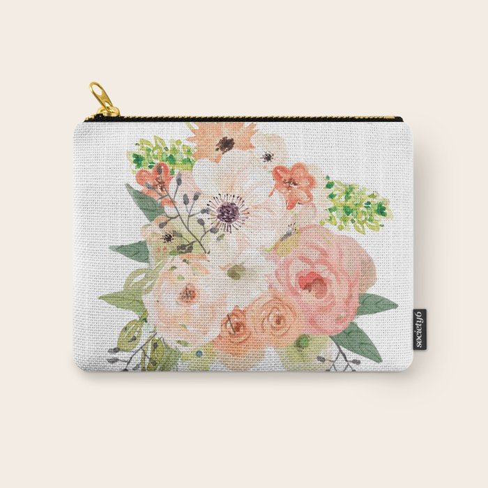 Pink bloom Carry All Pouch Gallery Image 1