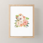 Pink bloom Mini Art Print Gallery Image 1