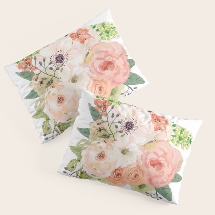Pink bloom Pillow Sham Gallery Image 3