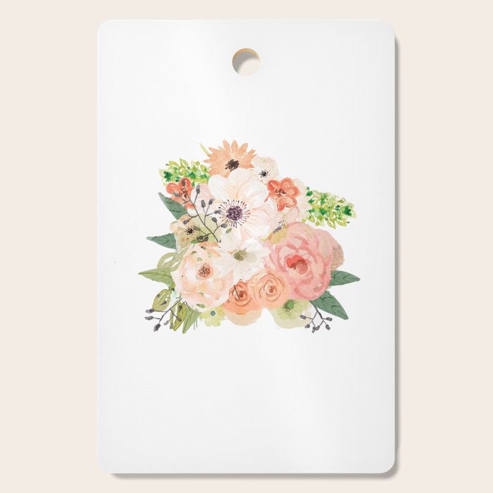 Pink bloom Cutting Board Gallery Image 1