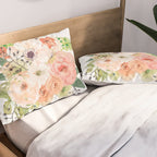 Pink bloom Pillow Sham Gallery Image 2