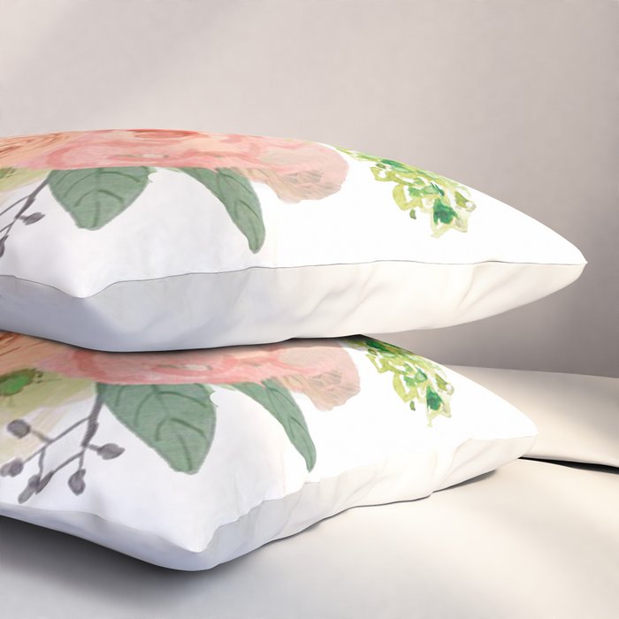 Pink bloom Pillow Sham Gallery Image 3