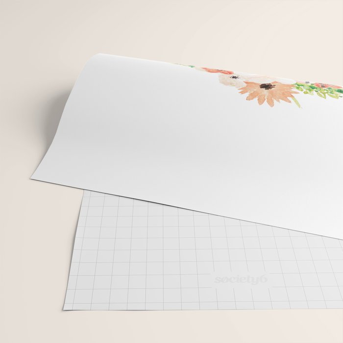 Pink bloom Wrapping Paper Gallery Image 2